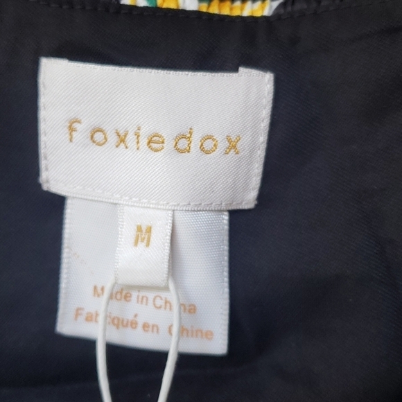 Foxiedox Anemone Smocked Mixed Print Mini Dress - Picture 10 of 15